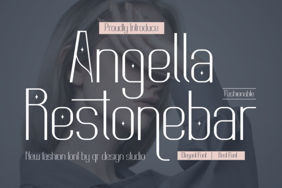 Angella Restonebar: A Premium Display Font for Campaign Headlines