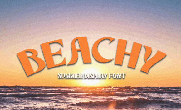 Beachy Font Review: A Summer Display Font for Designers