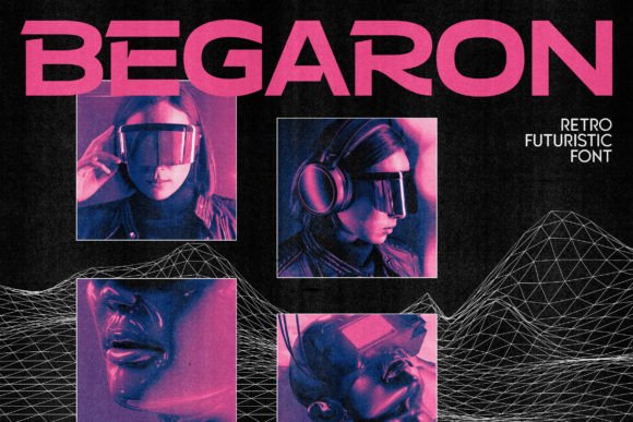 Begaron: The Futuristic Display Font for Modern Editorial Design
