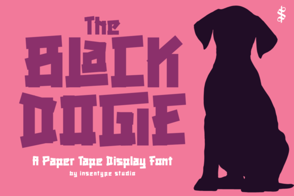 Black Dogie: A Unique Display Font for Creative Branding Projects