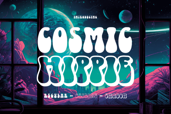 Cosmic Hippie: A Retro Typeface for Bold Editorial Design