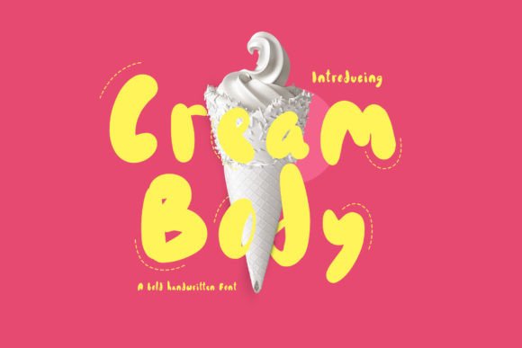 Cream Body: The Delightful Display Font for Memorable Branding