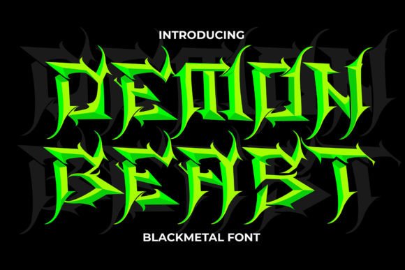 Demon Beast Font Review and Download Guide