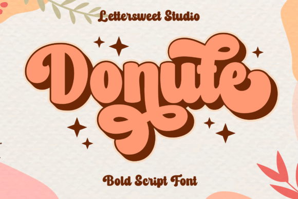 Donute: A Bold Retro Display Font for Web Design