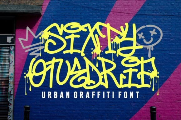 Enhance Your Web Design with Sixty Onedrip Font