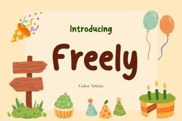 Freely Display Font for Web and Brand Design