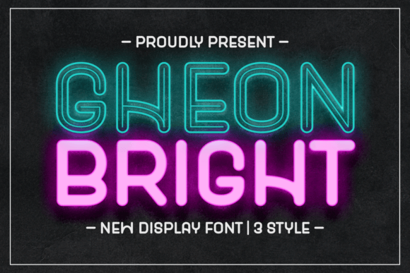 Gheon Bright: A Playful Display Font for Vibrant Design