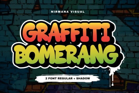 Graffiti Bomerang Font for Bold Digital Branding