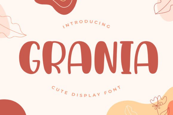 Grania: The Perfect Display Font for Handmade Shop Branding