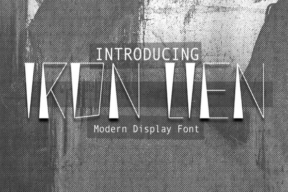 Iron Lien: A Modern Font for Bold Brand Campaigns