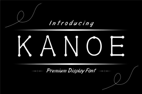 Kanoe Display Font for Bold Branding and Creative Projects