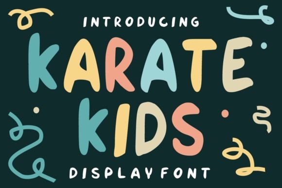 Karate Kids Font for Playful Branding Projects
