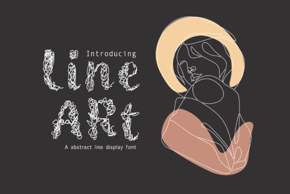 Line Art: A Unique Display Font for Editorial Design