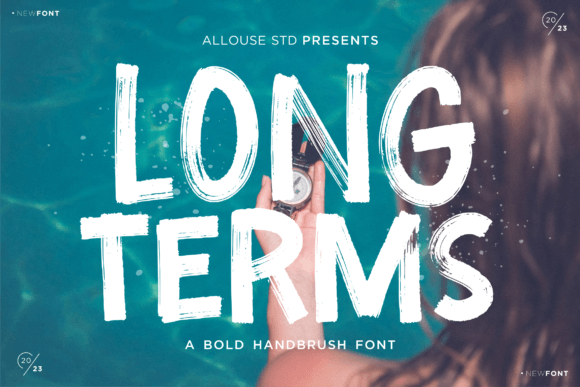 Longterms Bold Display Font for Modern Web Design