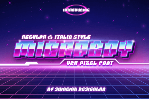 Microboy Font for Creative Display and Gaming-Inspired Design
