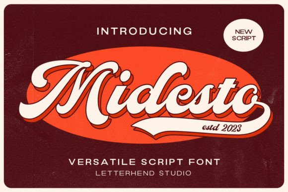 Midesto: A Versatile Script Font for Timeless Brand Design