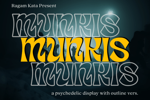 Munkis Font for Vintage-Inspired Craft Projects