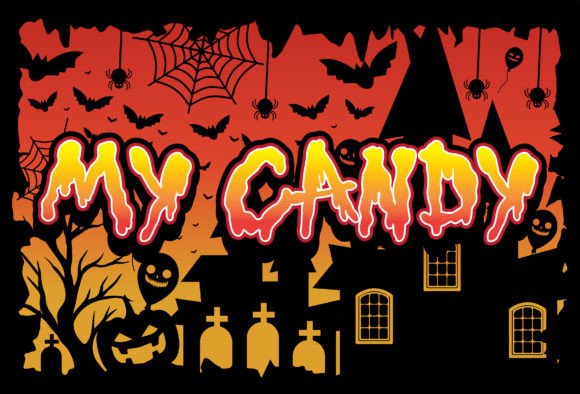 My Candy: A Display Font for Spooky Creativity