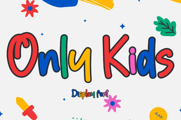 Only Kids Font for Playful and Whimsical Design Projects