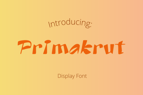 Primabrut: A Modern Display Font for Bold Web Designs