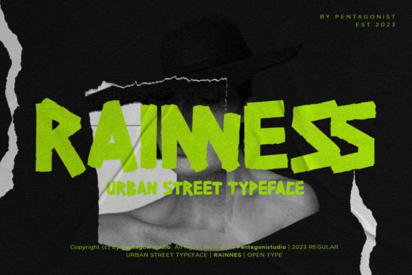 Rainness Font for Modern Branding and Design
