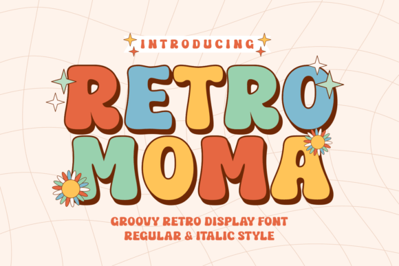 Retro Moma: A Playful Display Font for Bold Campaigns