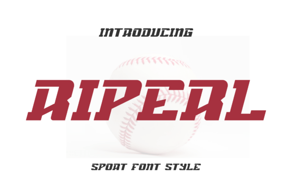 Riperl: A Modern Sports-Themed Font for Professional Branding