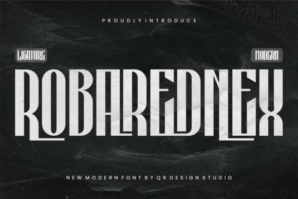 Robarednex: A Bold Display Font for Dynamic Branding