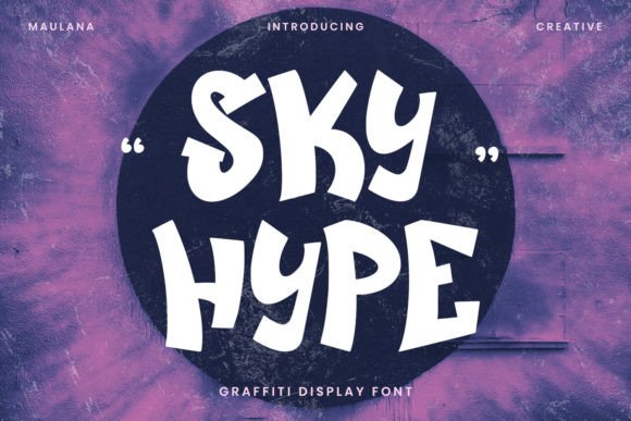 Sky Hype: A Modern Display Font for Editorial Design