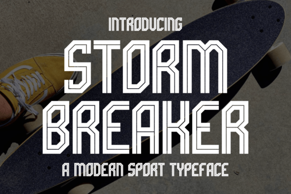 Storm Breaker: A Bold Font for Branding That Stands Out