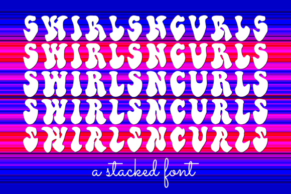 Swirls N Curls: A Premium Display Font for Creative Branding