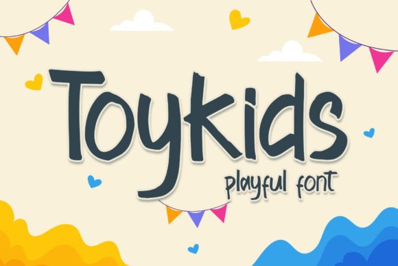 Toykids Font: A Playful Typeface for Handmade Creations