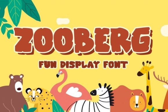 Zooberg Font for Creative Web Design and Branding